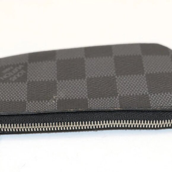 Louis Vuitton Damier Graphite Key Pouch - Black - Picture 6 of 14